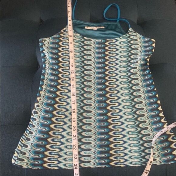 Trina Turk Wavy Print Knit Tank - Picture 8 of 8